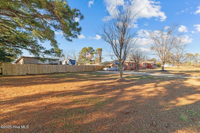 view of yard