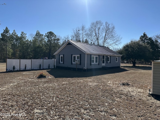 view of side of property