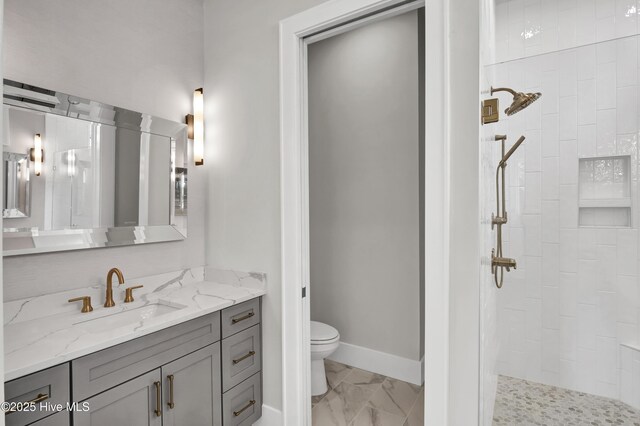 bathroom with vanity and tile patterned floors