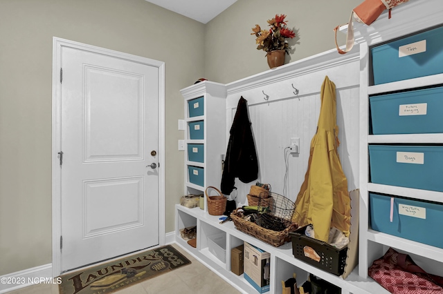 view of mudroom