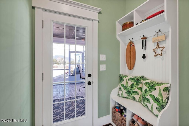 view of mudroom