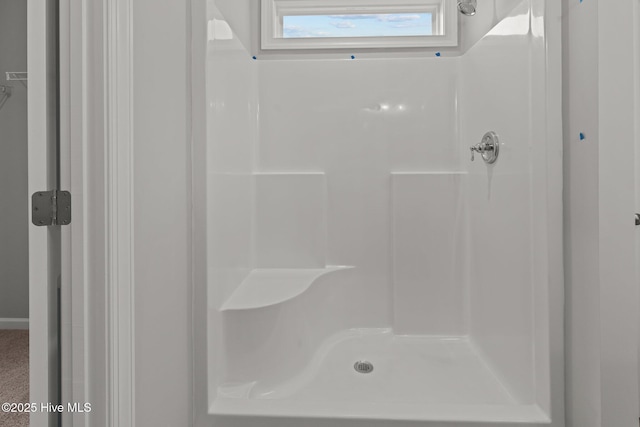 bathroom with walk in shower