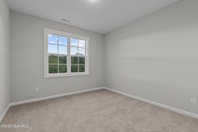 unfurnished room with carpet flooring