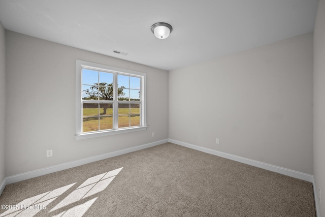 empty room with carpet floors