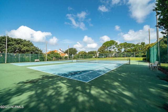 view of sport court