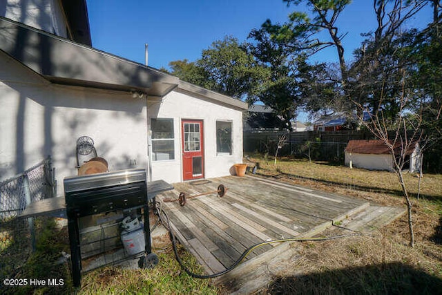 view of deck