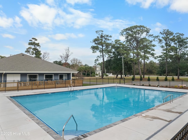 view of pool