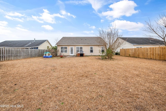 view of back of property