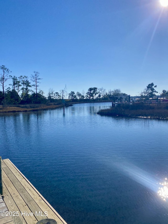 property view of water