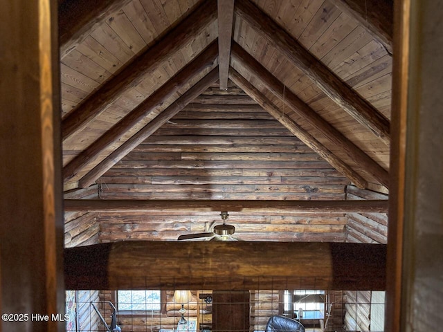 details with beamed ceiling and wooden ceiling