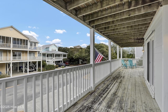 view of deck