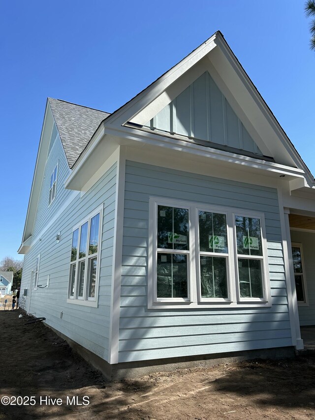 exterior space with a front lawn