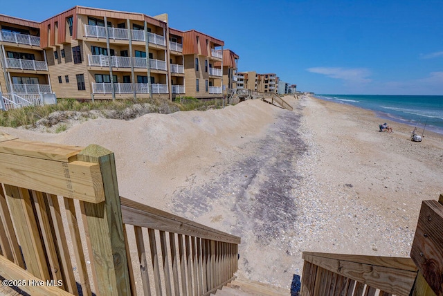 water view with a beach view