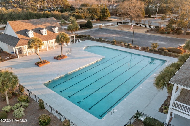 view of pool