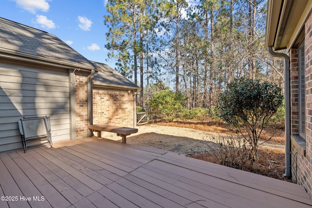 view of deck