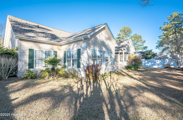 view of property exterior