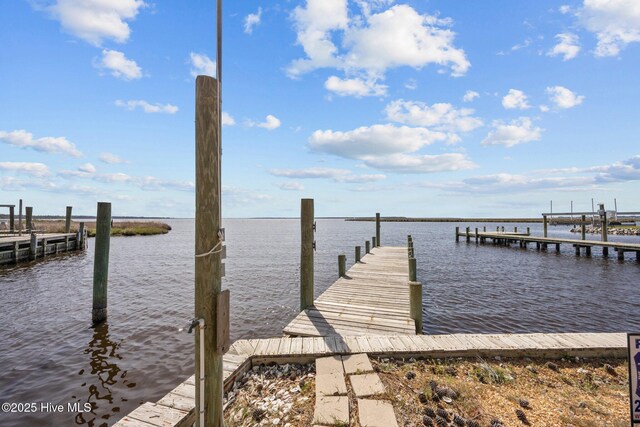 530 E St, Belhaven, NC 27810 - dock area featuring a water view