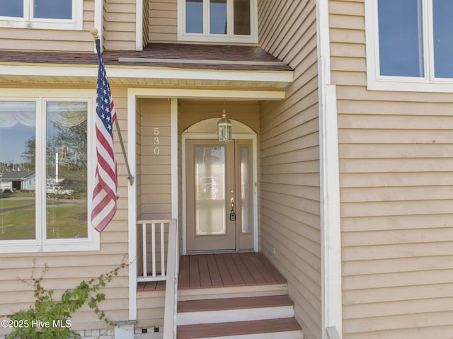 view of entrance to property