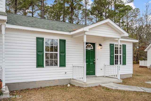 view of front of property