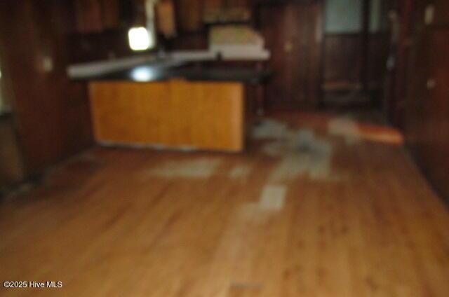 53 Bowmanville Dr, Fairmont, NC 28340 - kitchen with dark hardwood / wood-style floors