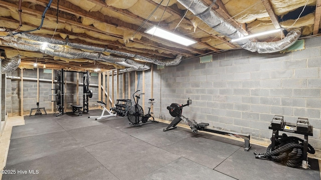 view of exercise room