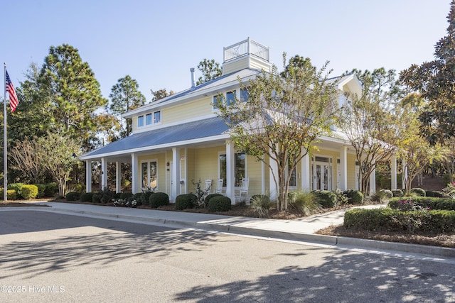 view of farmhouse-style home