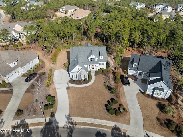 birds eye view of property featuring a residential view