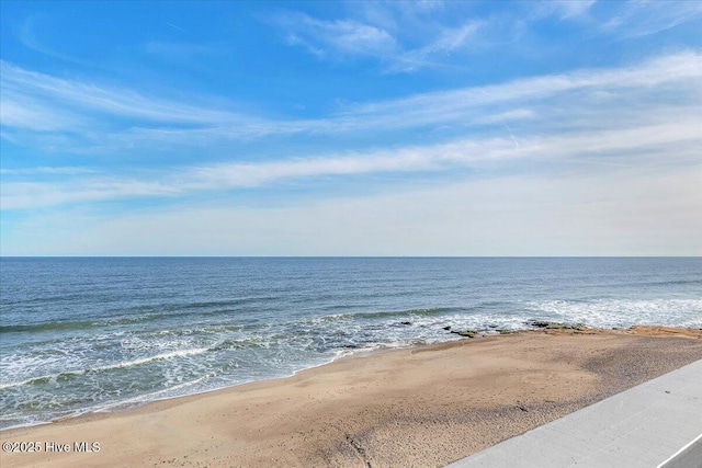 water view with a beach view