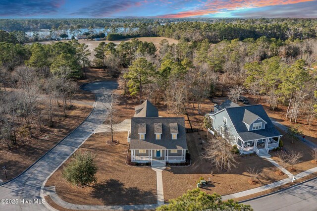 view of front of home with a porch