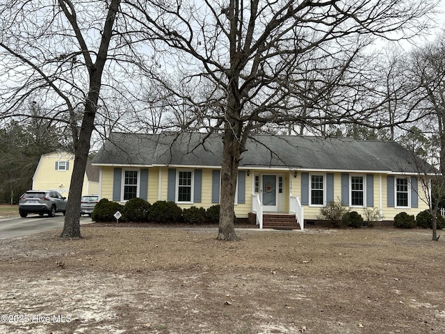 view of ranch-style home