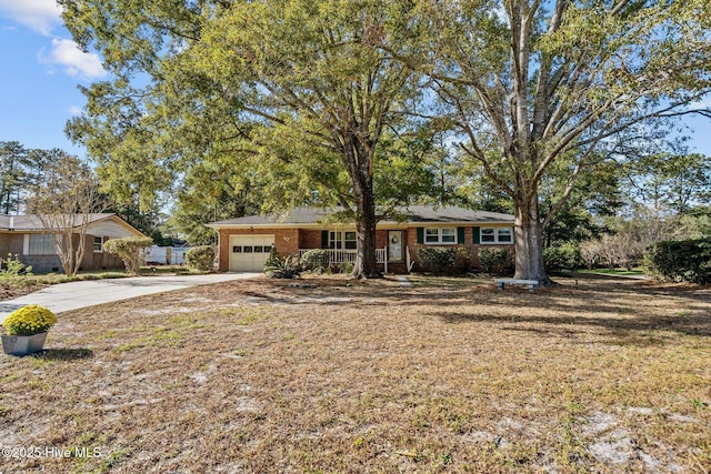 ranch-style house with a garage