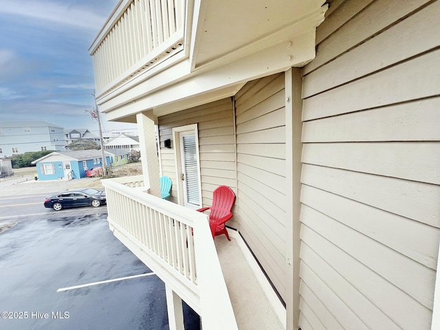 view of patio / terrace featuring a balcony