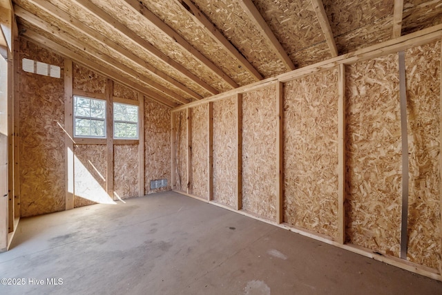 view of storage room