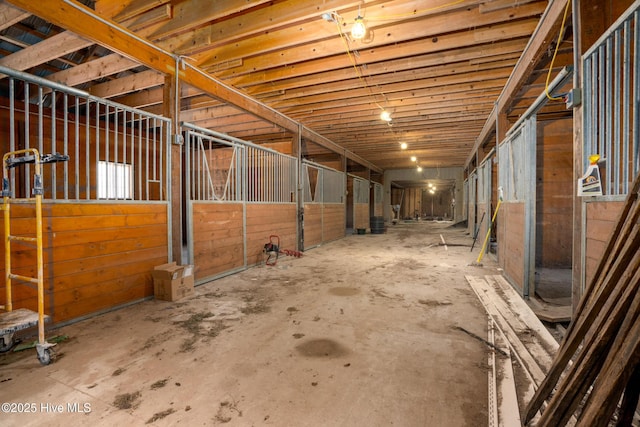 view of horse barn