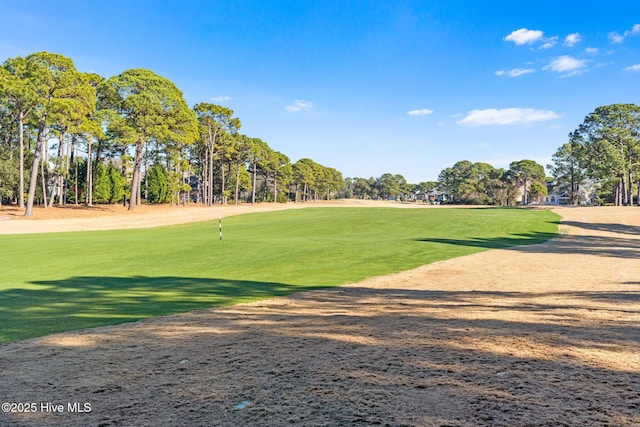 4379 Gauntlet Dr, Southport, NC 28461 - view of community featuring golf course view, view of scattered trees, and a lawn