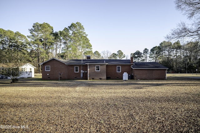 view of rear view of property