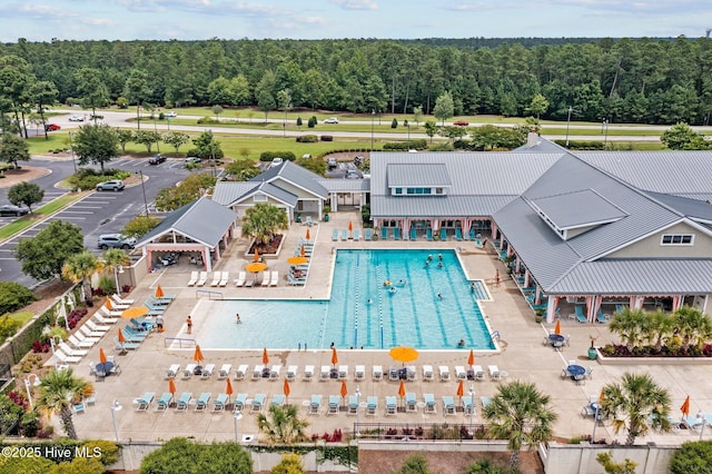 view of swimming pool