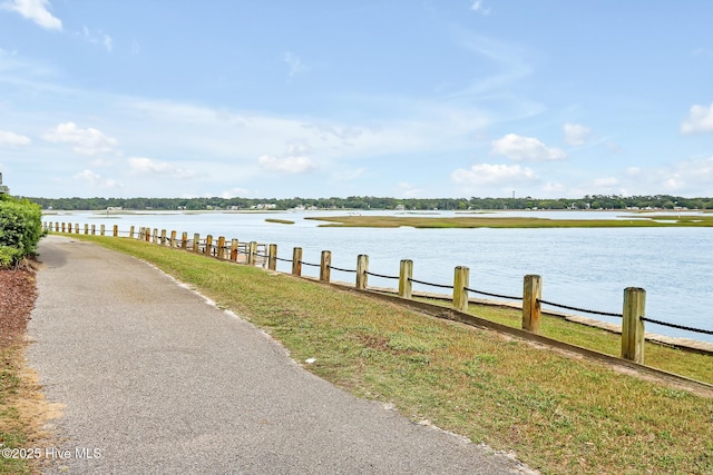 view of water feature