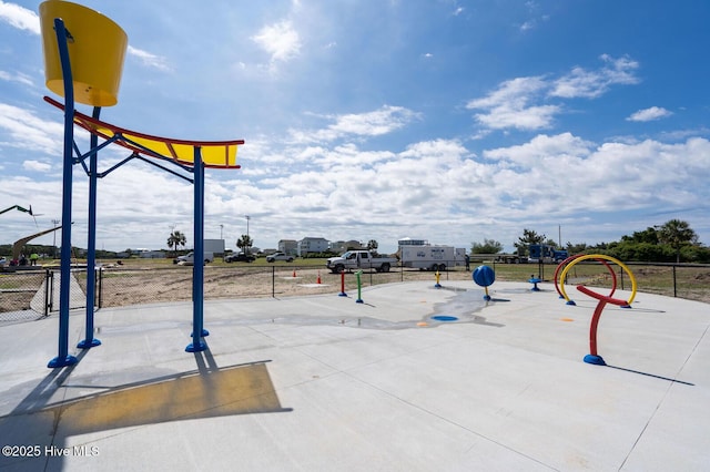 view of community featuring a playground