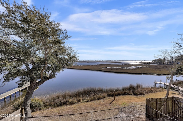 property view of water