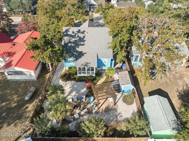 112 NE 28th St, Oak Island, NC 28465 - view from above of property
