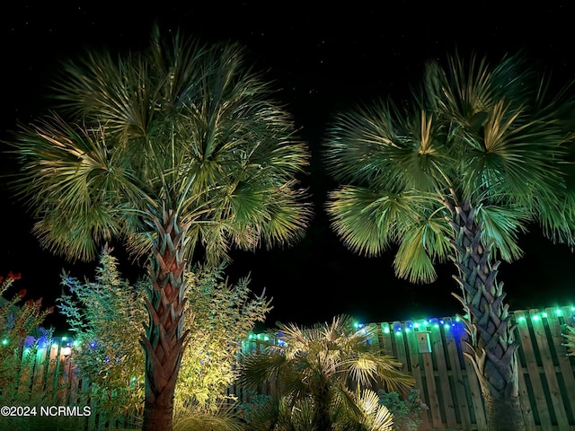 view of nature at twilight