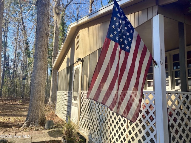 view of side of home