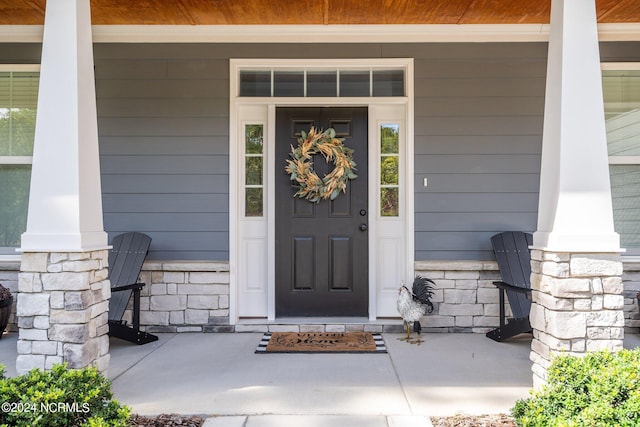 view of entrance to property