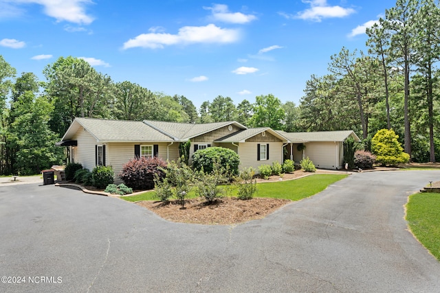 view of ranch-style home