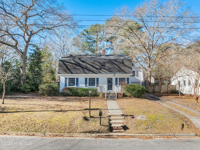 view of front of home