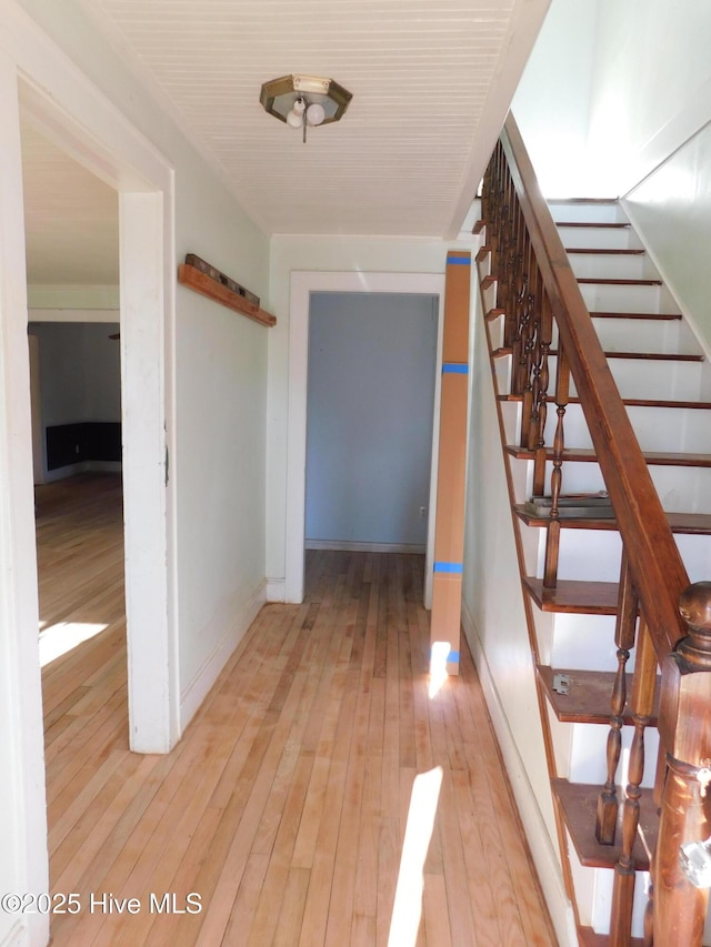 interior space featuring light hardwood / wood-style flooring