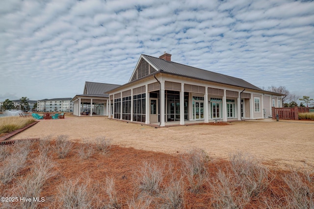 view of rear view of property