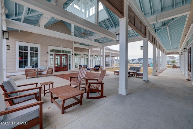 view of patio / terrace with french doors