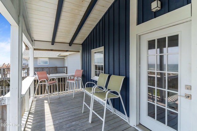 view of deck
